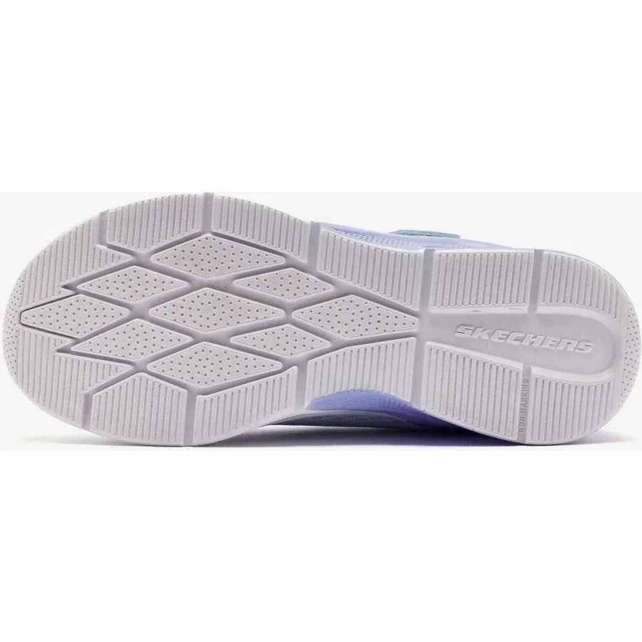 Кроссовки повседневные с шнуровкой Microspec Max Epic Brights Skechers, Синий — фото 4