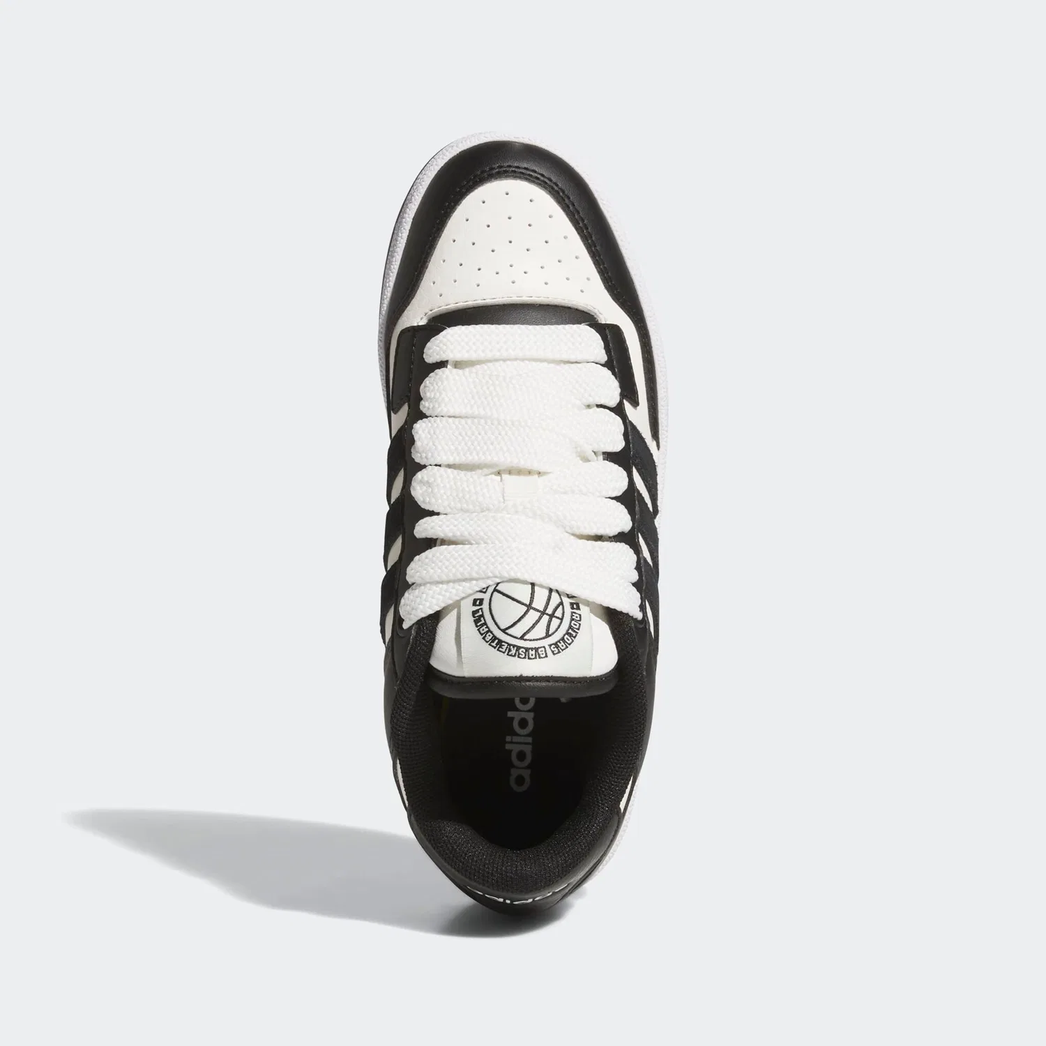 Детские кроссовки низкие Rapid Court Low Adidas Sportswear, Black/White — фото 4
