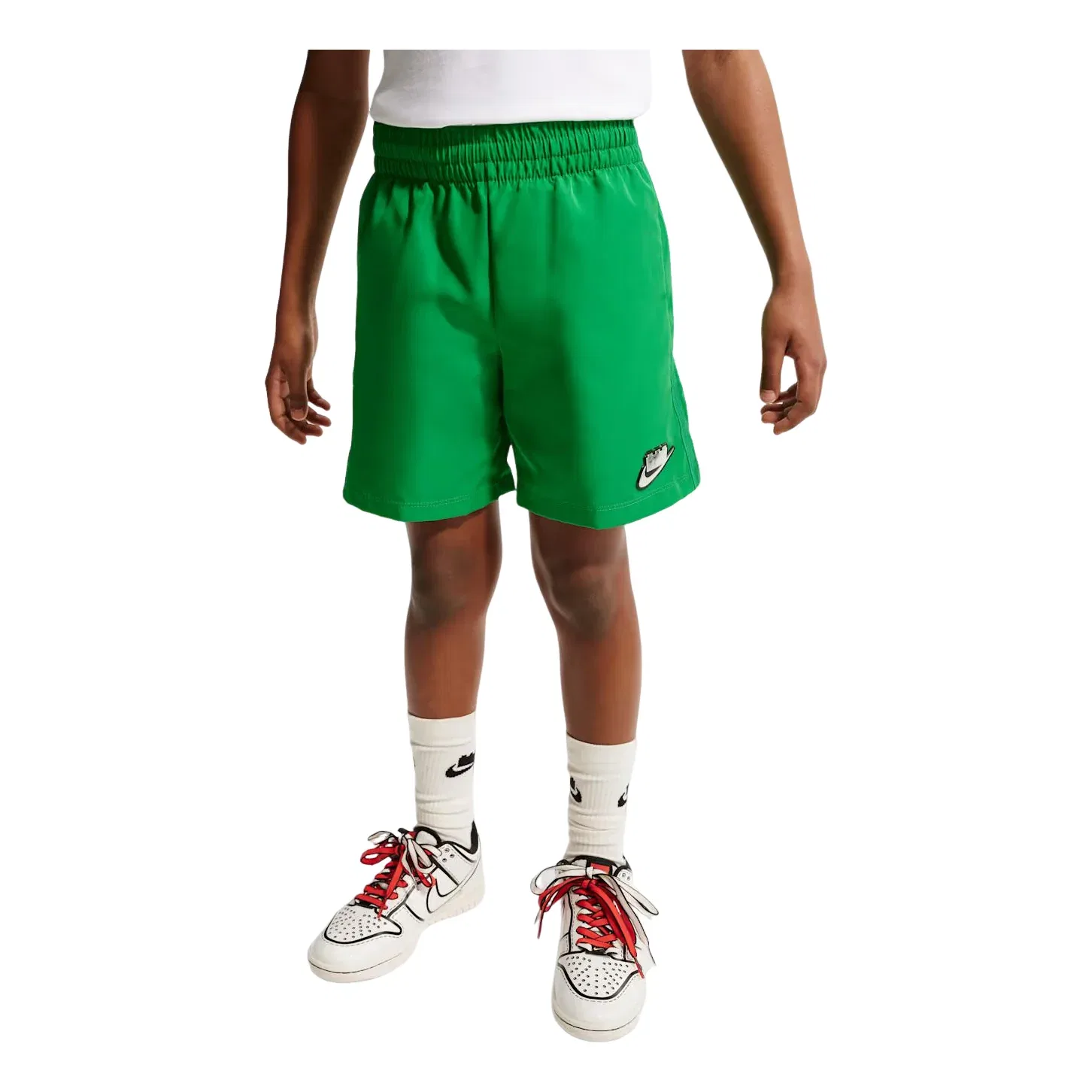 Детские шорты Nike x LEGO Collection Lucky Green, зеленый