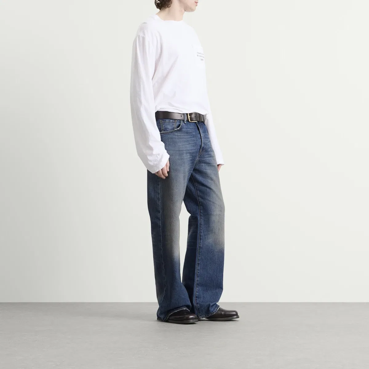 Джинсы прямого кроя 2021 Mid Blue Bingo Wash Straight Acne Studios, Mid Blue — фото 4