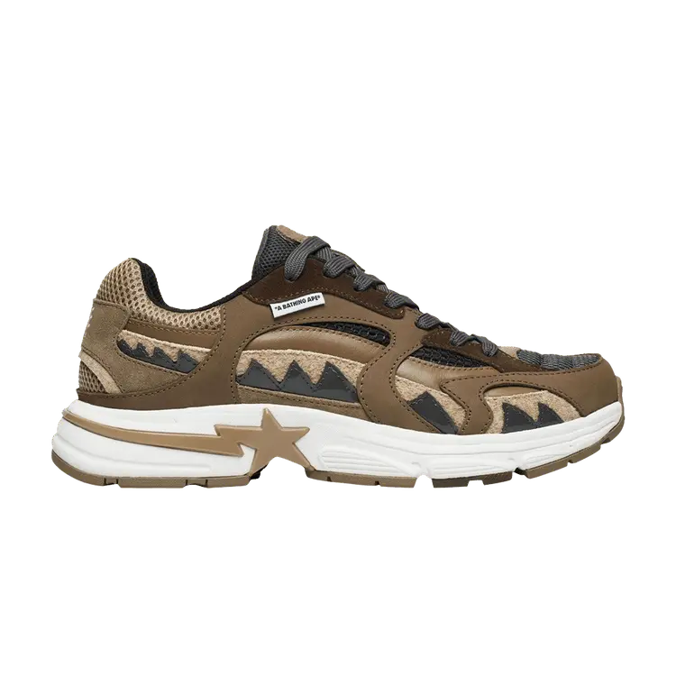 

Кроссовки BAPE Shark Sta #2 M2 Beige, желто-коричневый