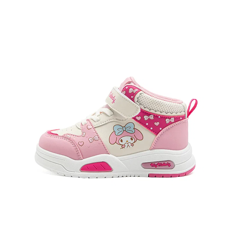 Детские кроссовки для скейтбординга с принтом My Melody Sanrio, Pink/Beige