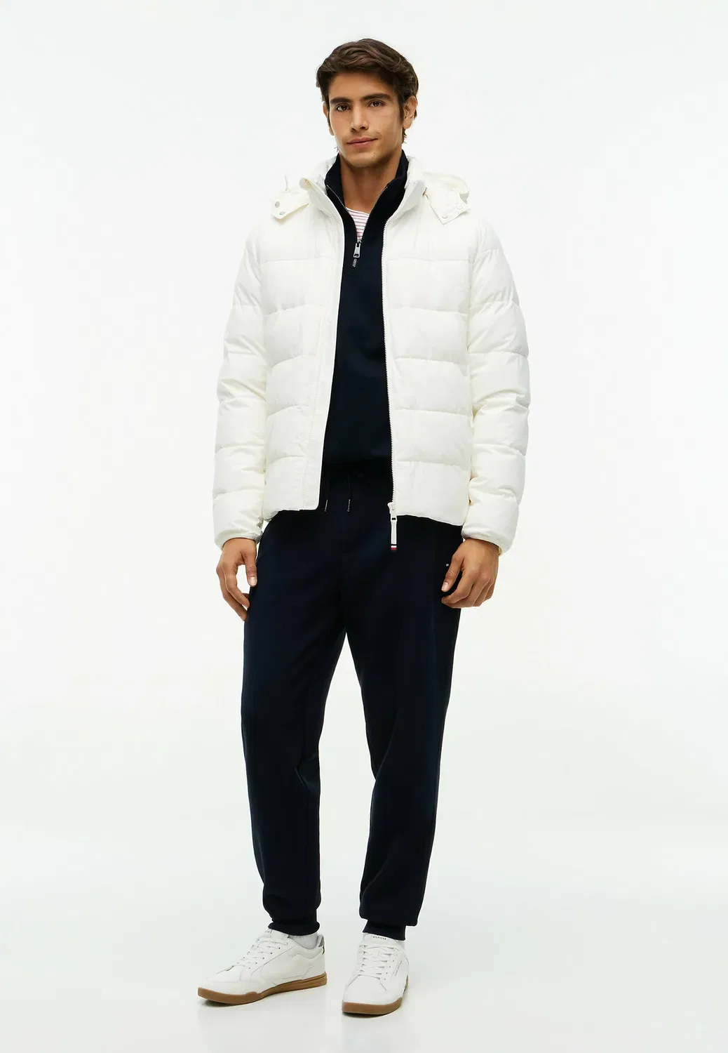Спортивные брюки Intechno с манжетами - штаны для спортивного костюма Tommy Hilfiger, Navy Blue — фото 2