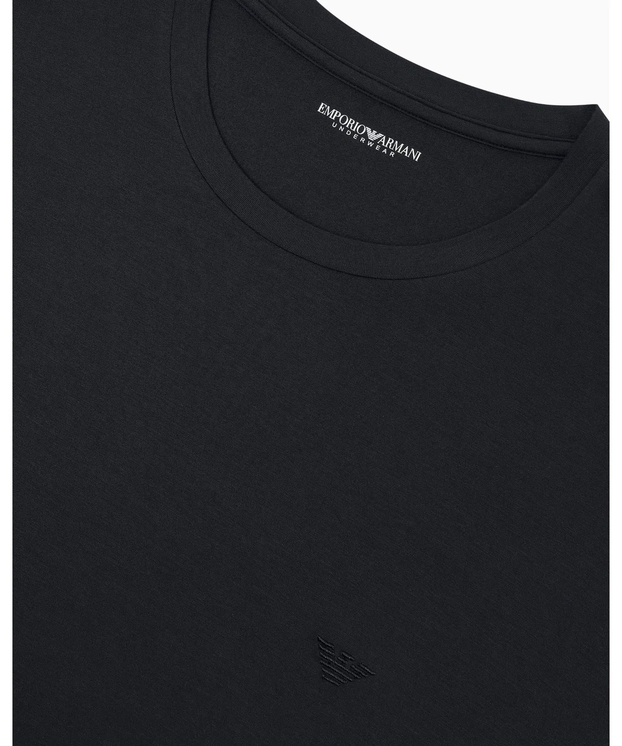 Мужская футболка с длинным рукавомиз модального джерси EMPORIO ARMANI, Black — фото 4