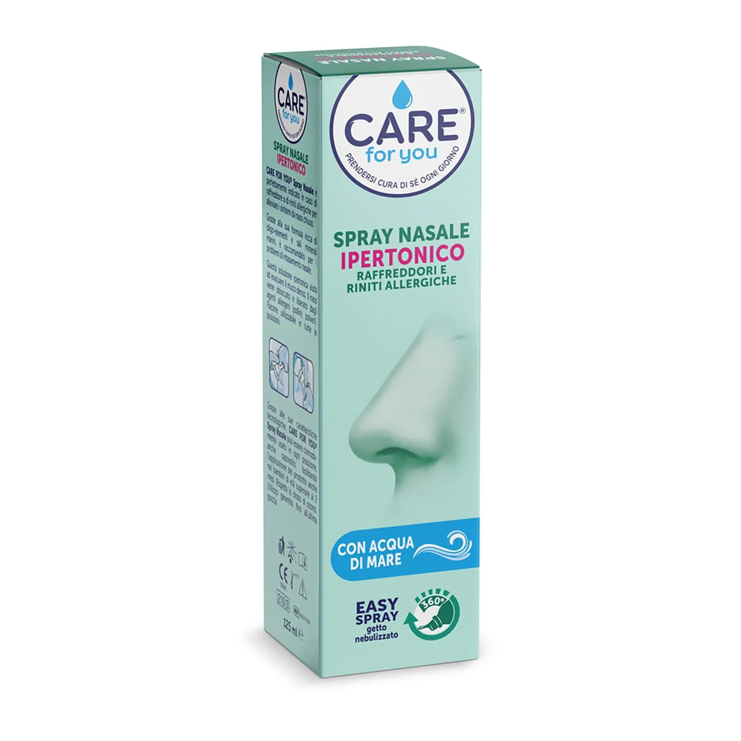 Спрей от аллергического ринита и простуды CARE for you, 125 мл