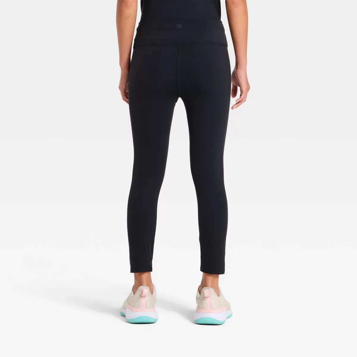 Детские леггинсы для девочек с высокой посадкой Capri KIDS PERFORMANCE, Black — фото 2