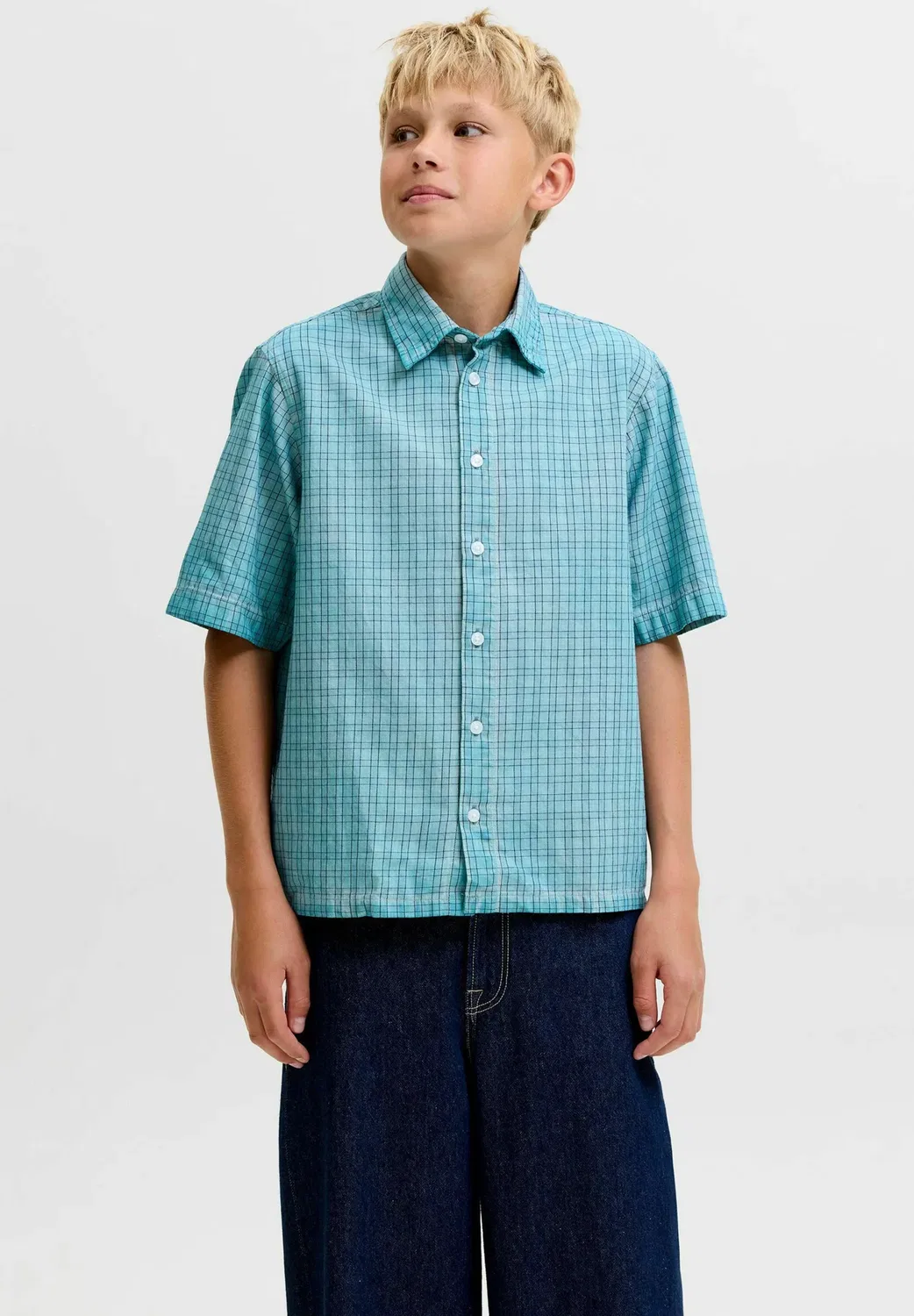 Рубашка, рубашка для юниоров - рубашка Jack & Jones Junior, Omphalodes — фото 2