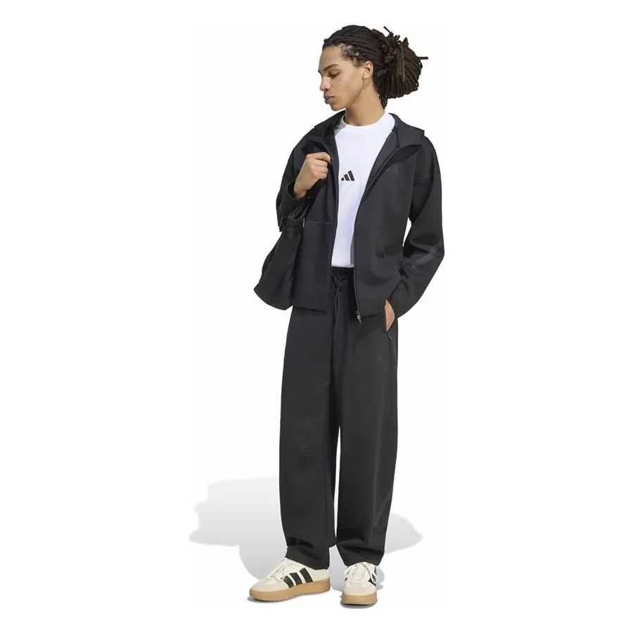 Мужская куртка с капюшоном Z.N.E. Fz KF3827 adidas, Черный — фото 4