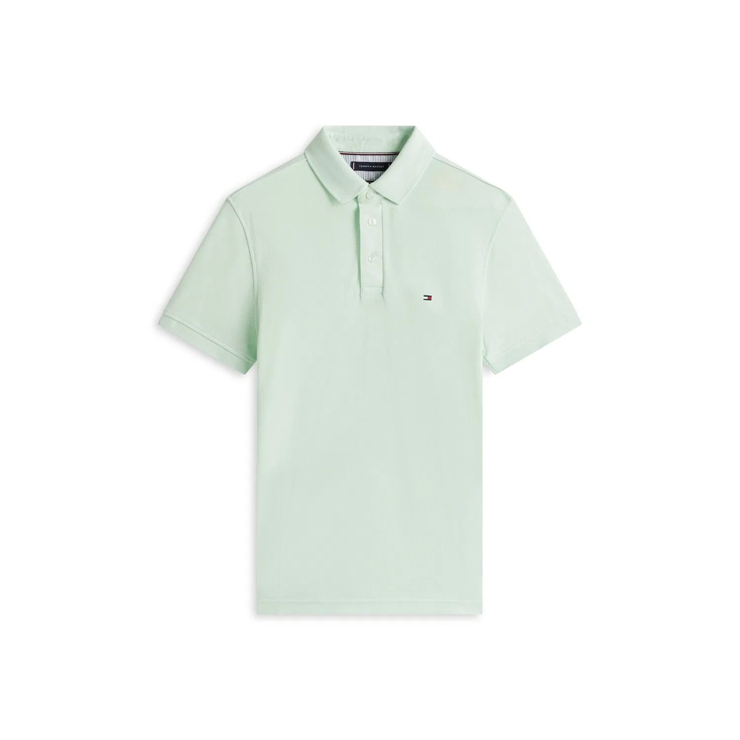 Мужское поло с логотипом Tommy Hilfiger, Opal Green — фото 4
