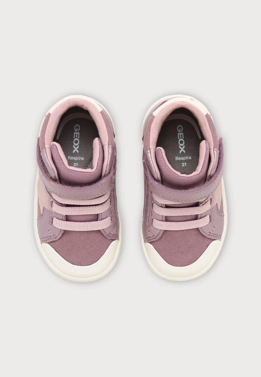Девушка из Гисли - высокие кроссовки Geox, Dk Pink — фото 4