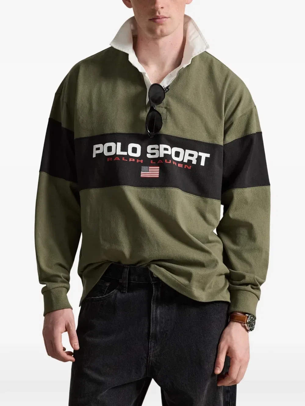 Рубашка-поло с логотипом Polo Ralph Lauren, зеленый — фото 3