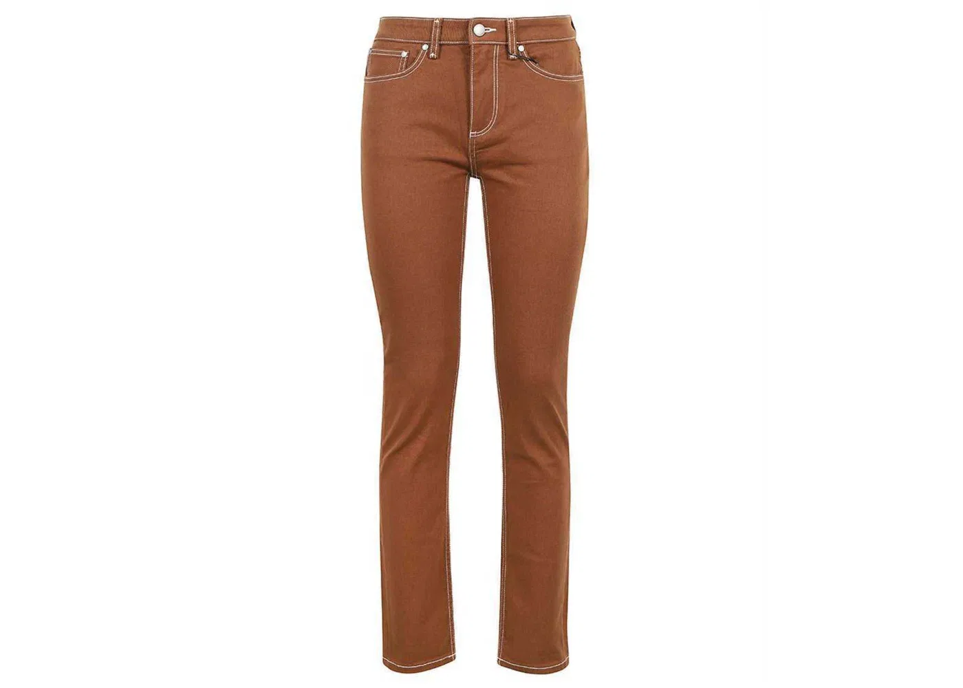 Женские джинсы скинни средней посадки Burberry, Warm Walnut Brown