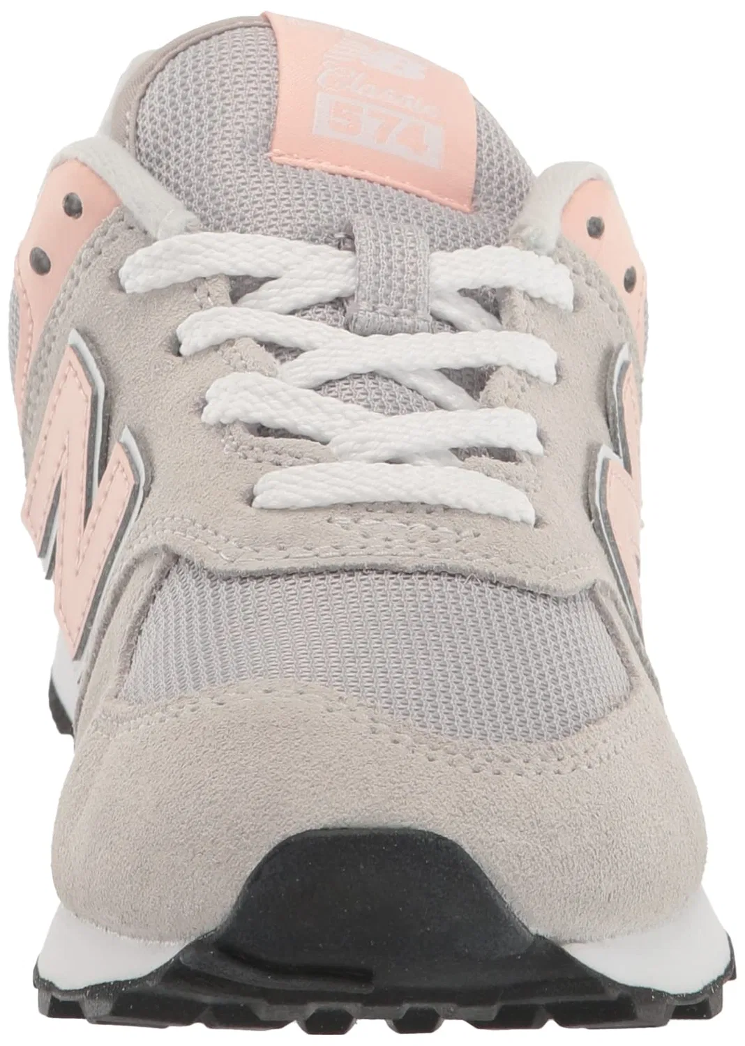 Детские кроссовки для девочек с принтом New Balance 574 Heritage Vintage Pack, Rain Cloud Pink Haze — фото 2