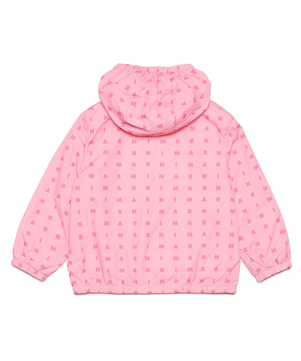 Детская куртка-худи с брендовым логотипом MARNI, Light Pink — фото 4