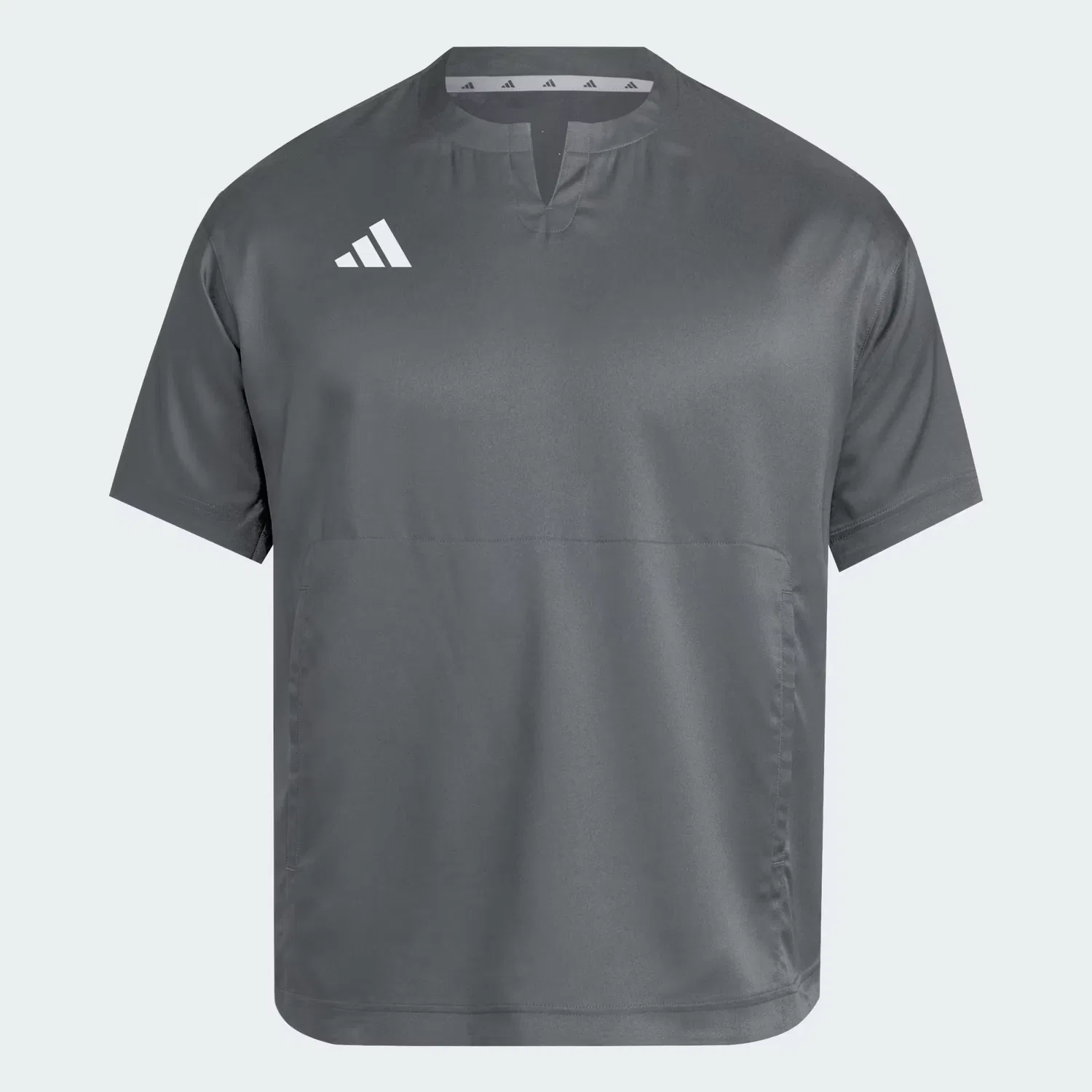 Легкая куртка с кенгуру-карманом Adizero NWV Cage Jacket Adidas Performance, серый