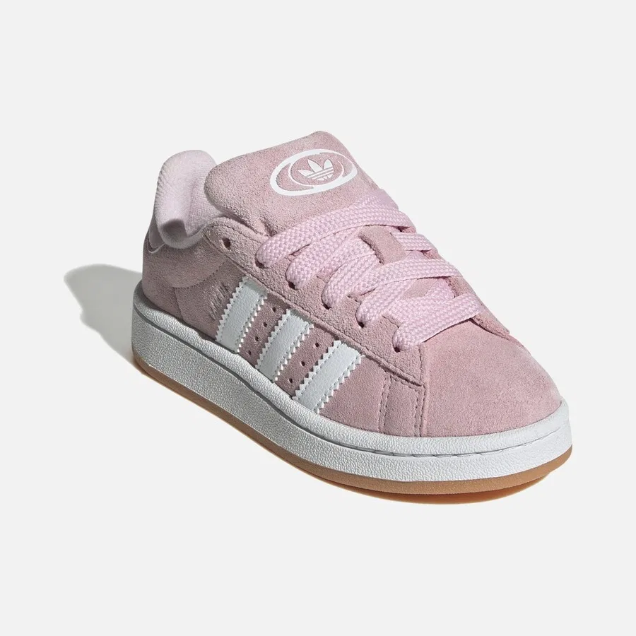 Детские спортивные кроссовки с эластичными шнурками Campus 00s Elastic Lace adidas, Розовый — фото 3
