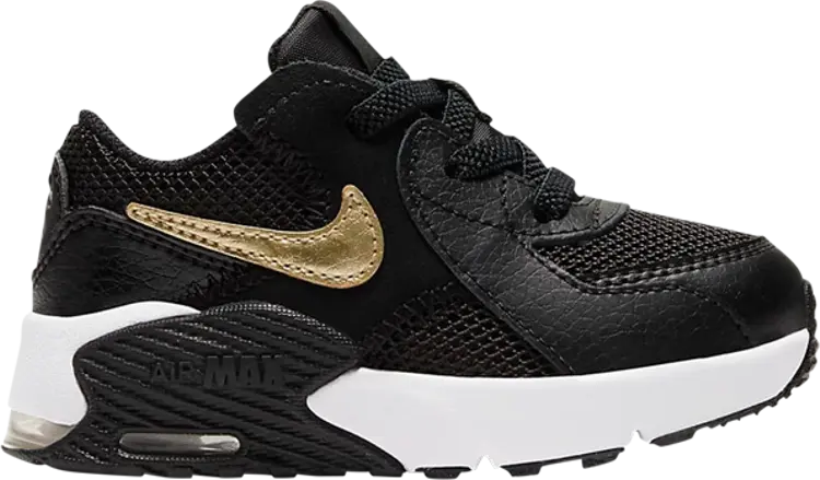 

Кроссовки Nike Air Max Excee TD 'Black Metallic Gold Star', черный