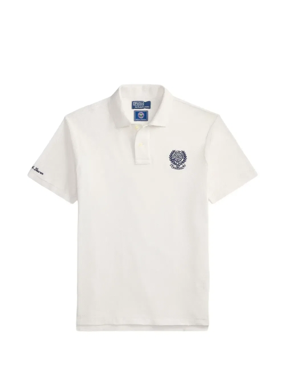 Ажурная рубашка поло Polo Ralph Lauren, белый