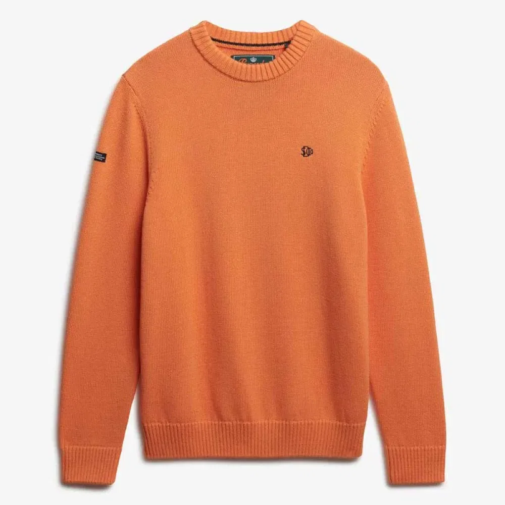 Свитер Preppy Cotton Superdry, оранжевый — фото 3