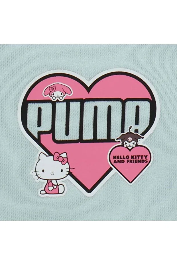 Детский спортивный комплект для девочек с длинным рукавом Hello Kitty Friends Puma, Blue — фото 3