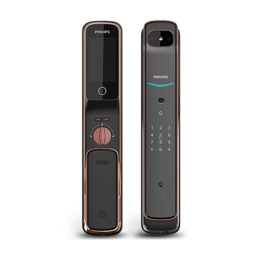 

Электронный замок Philips 709-VP, биометрический, черный/бронзовый