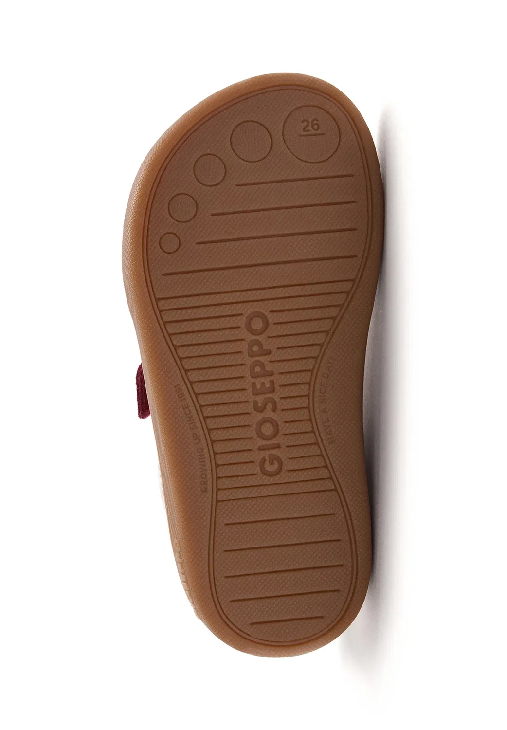 Детские кроссовки Barefoot 80514 - обувь для малышей Gioseppo, Burdeos — фото 4