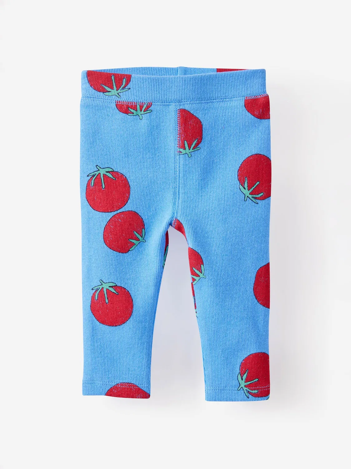 Леггинсы из мягкого риба, комплект 2 шт Cotton On, Blue Bonnet/Tomatoes — фото 2