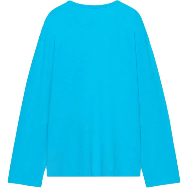 Женская футболка с круглым вырезом Iron Blue ZARA, Iron Blue — фото 3