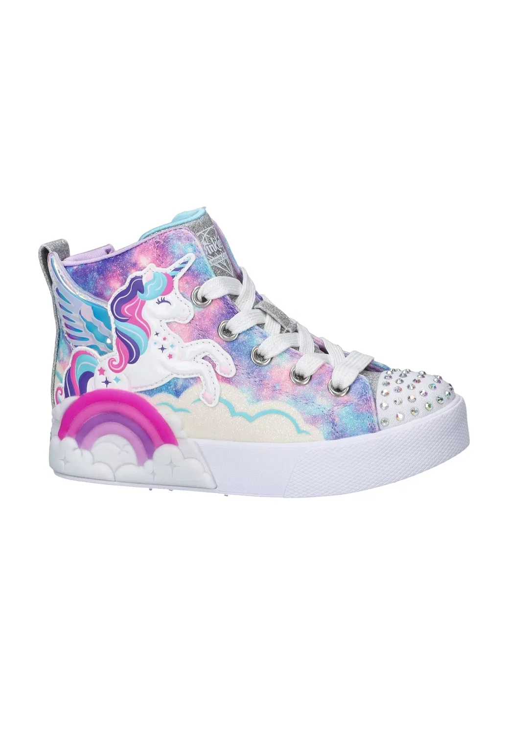 Кроссовки Twinkle Magic Meisjes - высокие кроссовки Skechers, Paars — фото 2