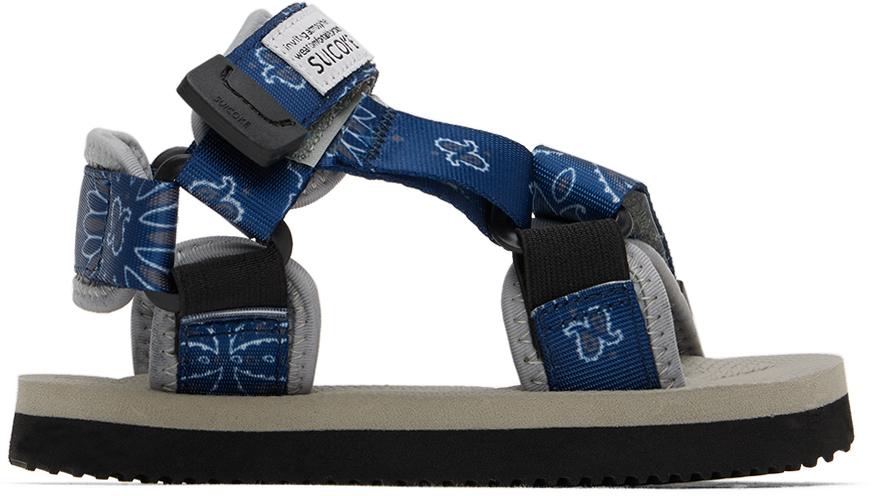 

Детские серо-синие сандалии DEPA-2 SUICOKE