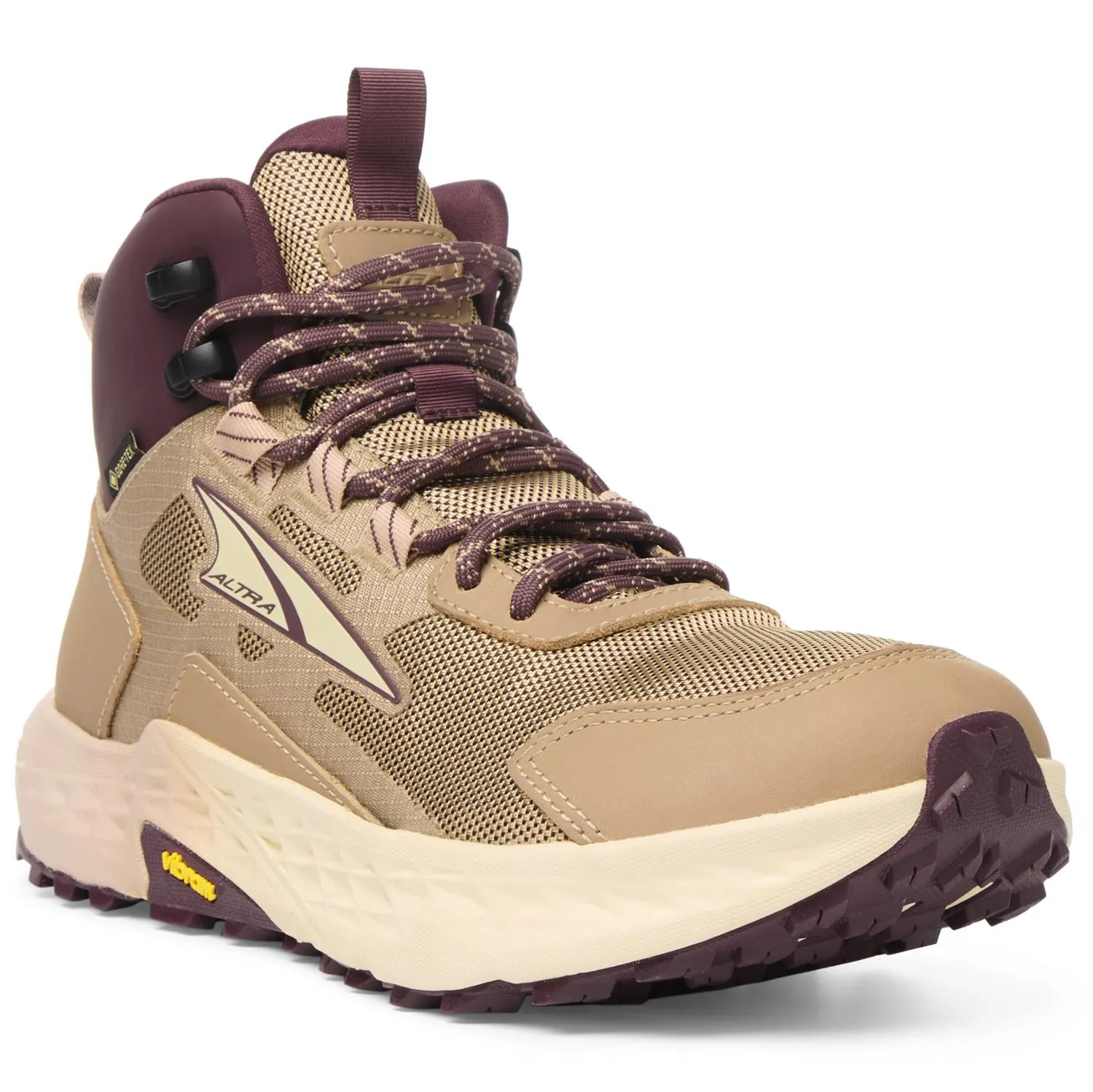 Ботинки для хайкинга Timp 5 Hiker GTX - Женские Altra, Taupe/Pink — фото 3