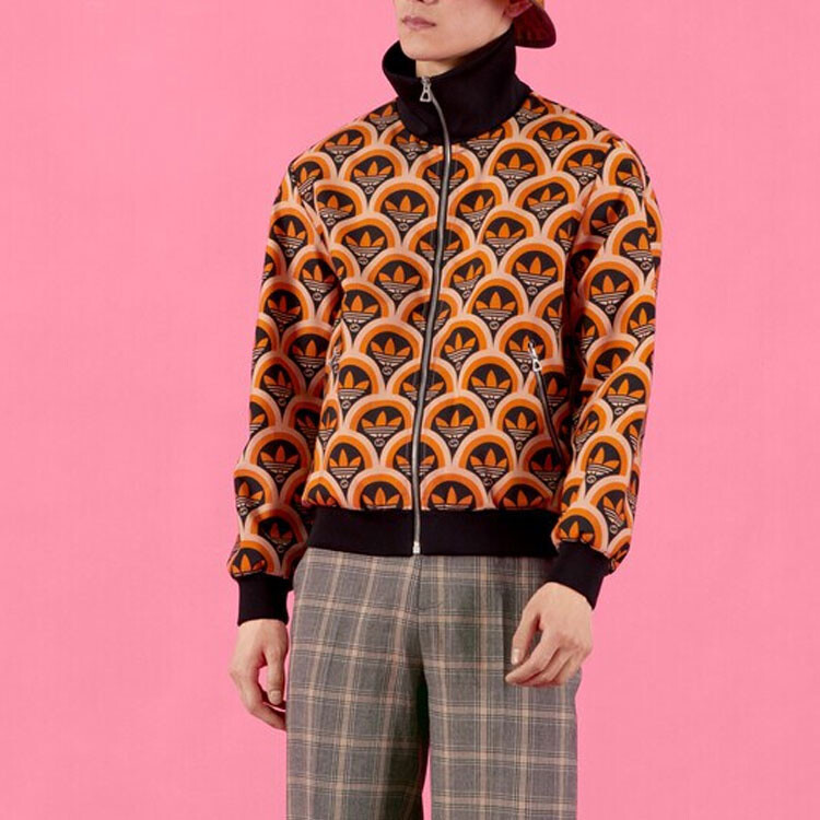 Куртка Adidas Originals X Gucci, унисекс, оранжевый — фото 4