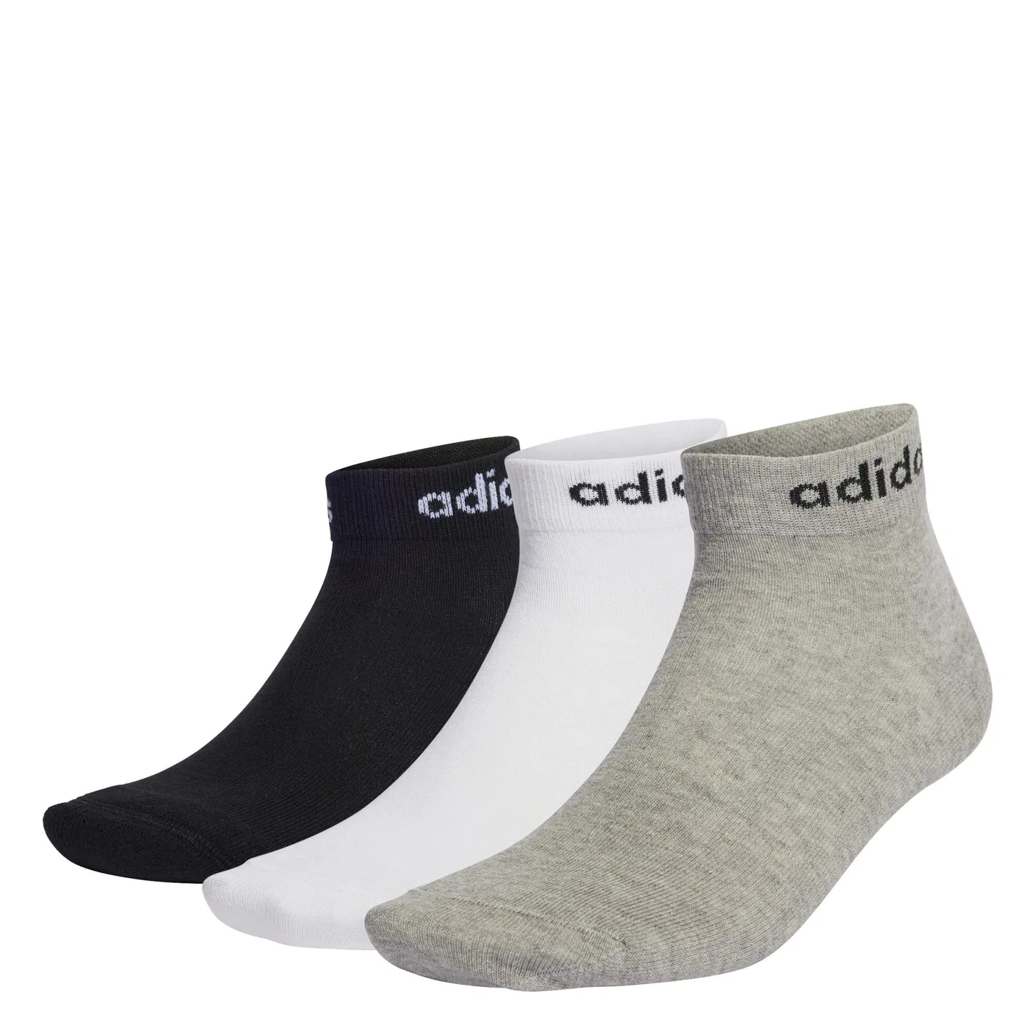 Мужские носки с рифленым верхом Think Linear Ankle Sock 3P adidas, Grau