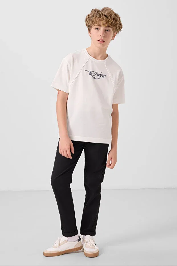 Детские брюки для мальчиков хлопковые Tommy Life, Black