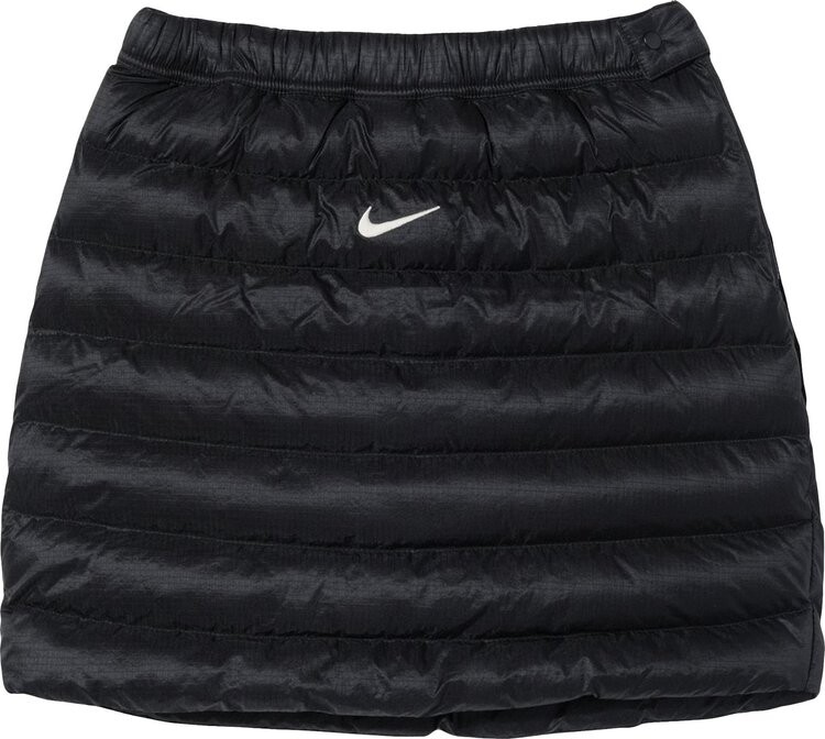 Юбка Nike x Stussy Insulated Skirt 'Black', черный — фото 3