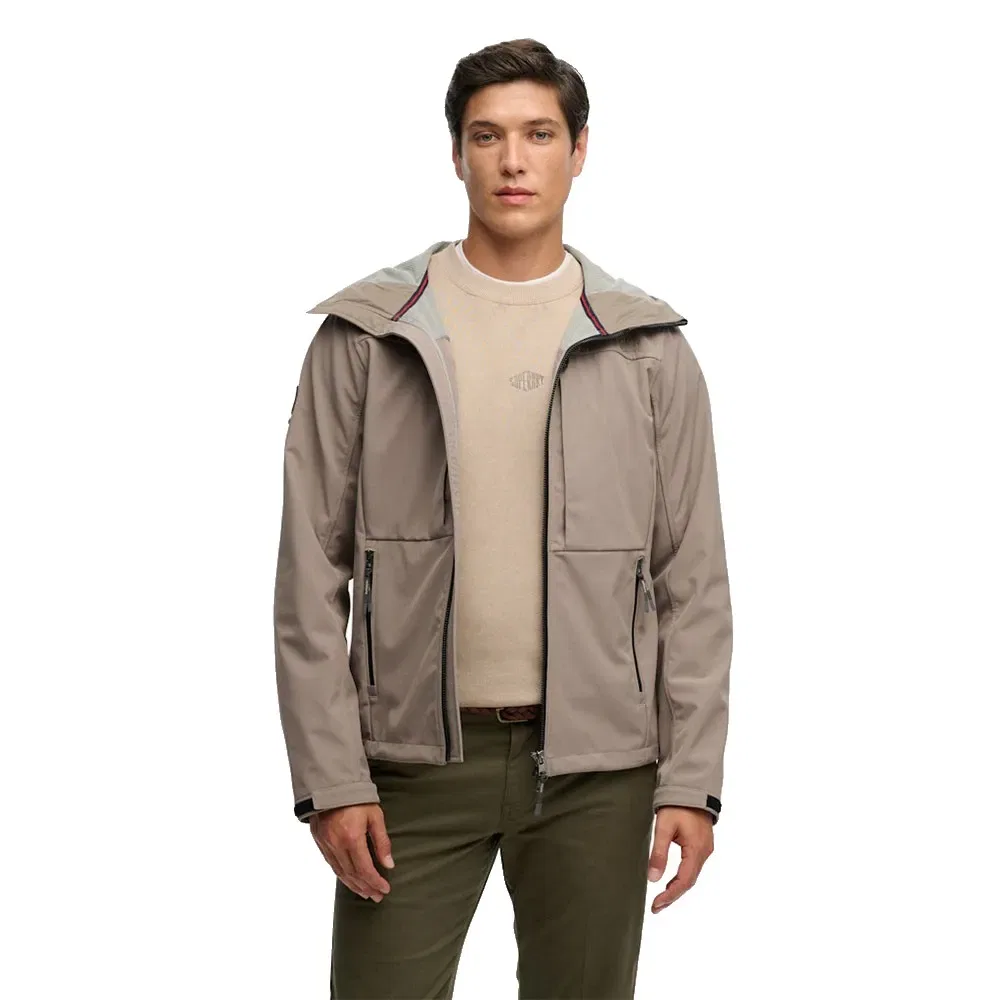 Куртка Softshell Trekker Superdry, бежевый — фото 3