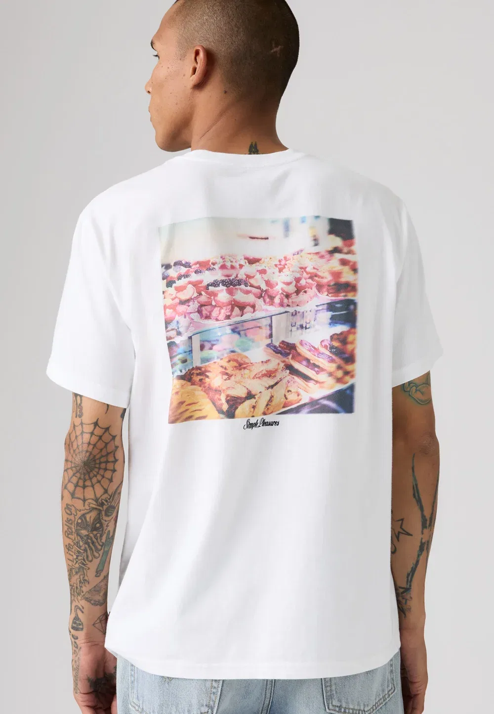 Футболка свободного кроя с принтом Levi'S, Simple Pleasures White Plus — фото 3
