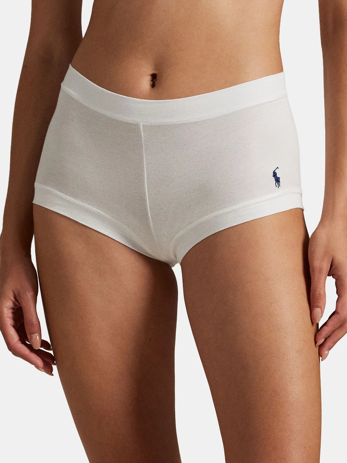 Шорты-боксеры Polo Ralph Lauren Club Cotton, белый — фото 3