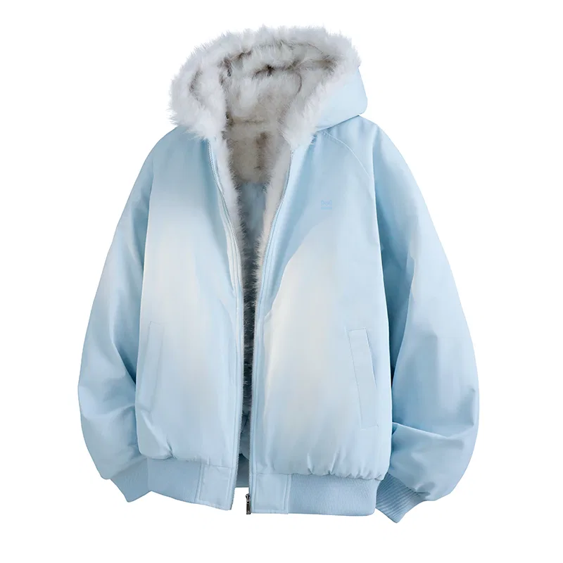 Детское утепленное пальто-пуховик с принтом Puffer Jacket Coat MIIOW — фото 3