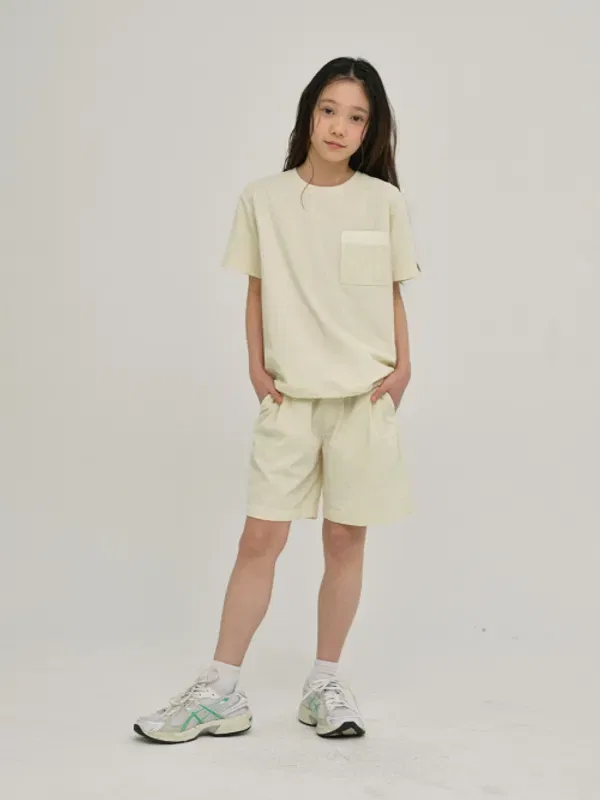 Шорты хлопковые, Kids, Nau, лимонный