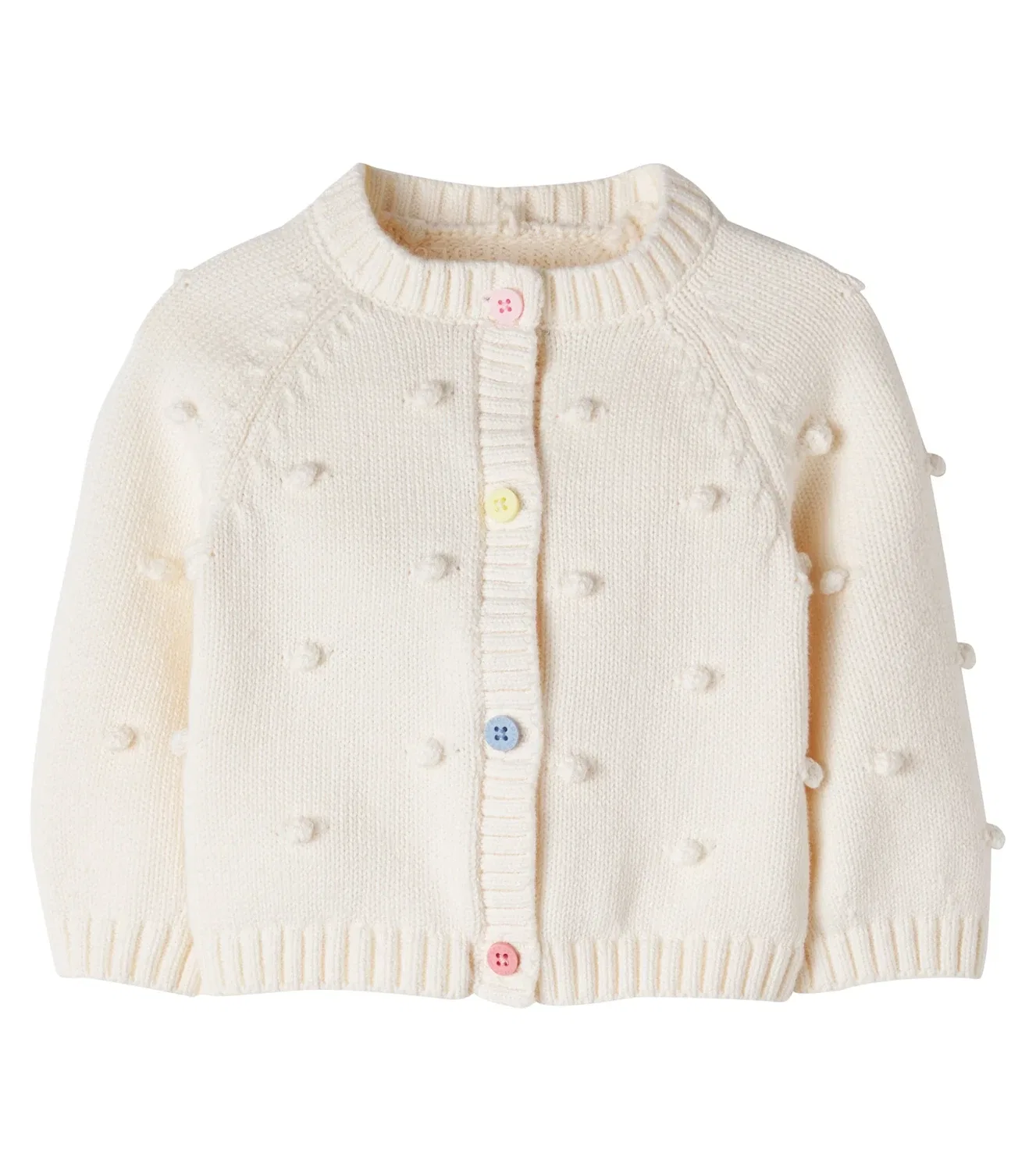 Кардиган хлопковый с шерстью Stella Mccartney Kids, белый