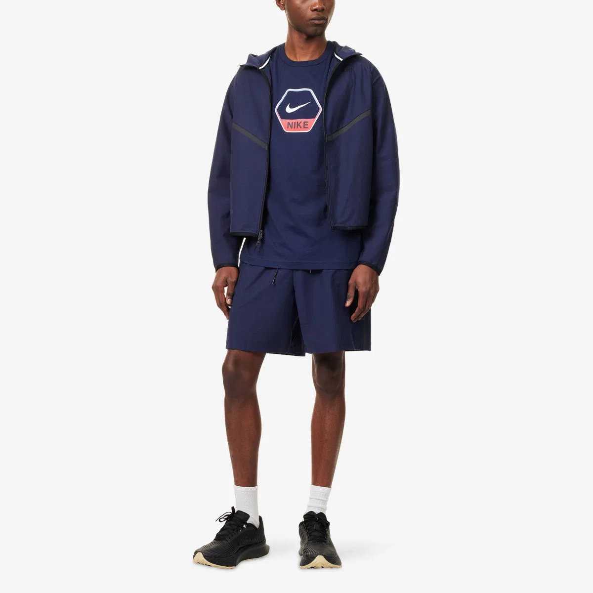 Хлопковая футболка с круглым вырезом и логотипом Nike — фото 2