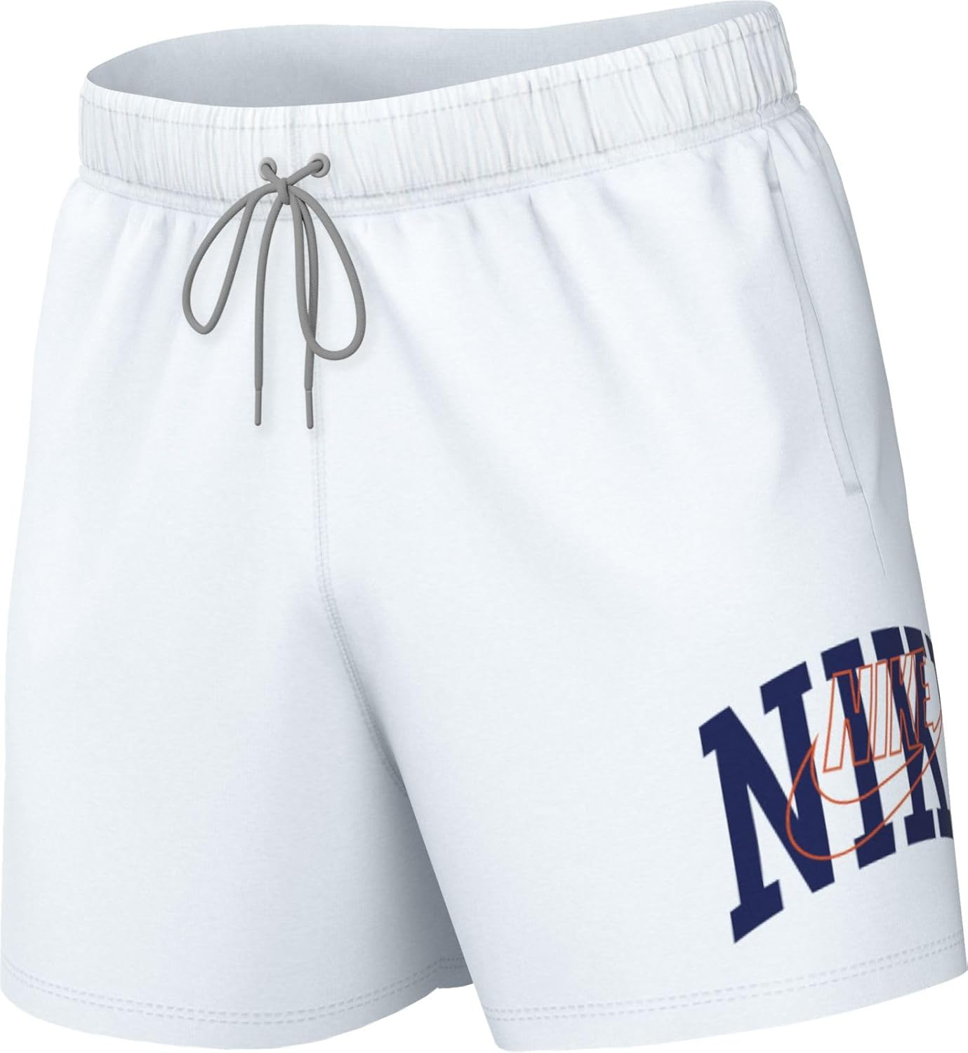 

Nike Мужская спортивная обувь, White/Safety Orange