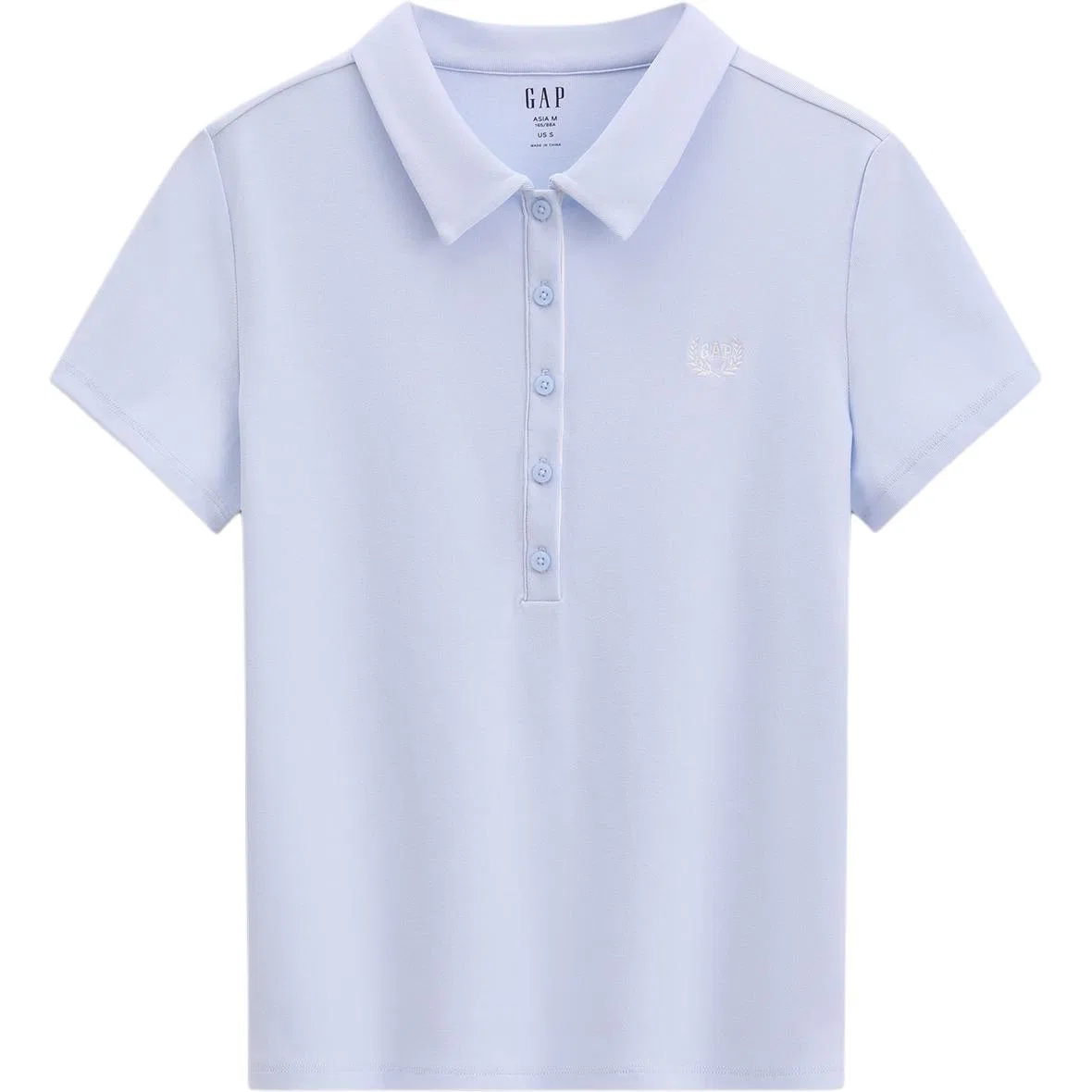 Женское поло GAP, Light Blue