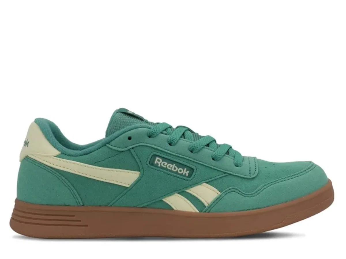 Детские кроссовки с низким профилем Court Advance Reebok, Upgrade Green Yellowhaze Sgum1