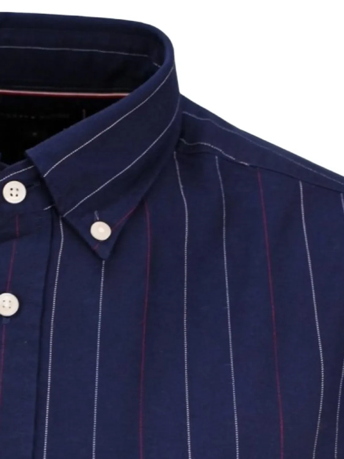 Рубашка в тонкую полоску Heritage Oxford Tommy Hilfiger, синий — фото 2