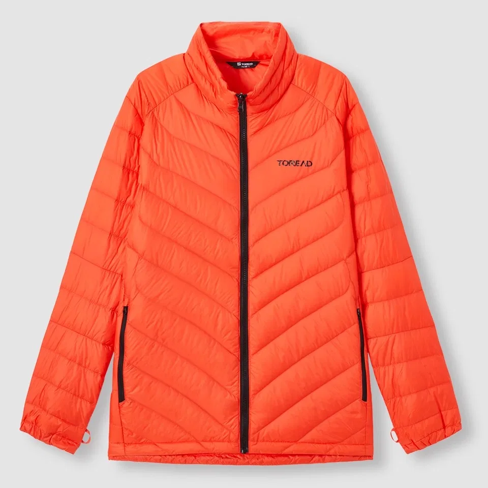 Детский ветрозащитный дождевик с капюшоном TOREAD, Orange Red — фото 4