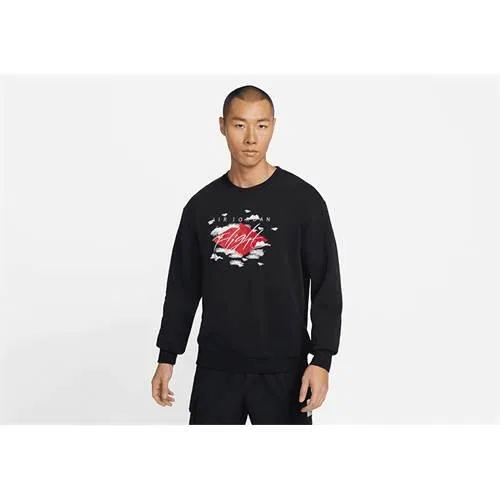 Мужской свитшот с графикой Jordan Essential Statement Fleece Graphic Nike, Черный