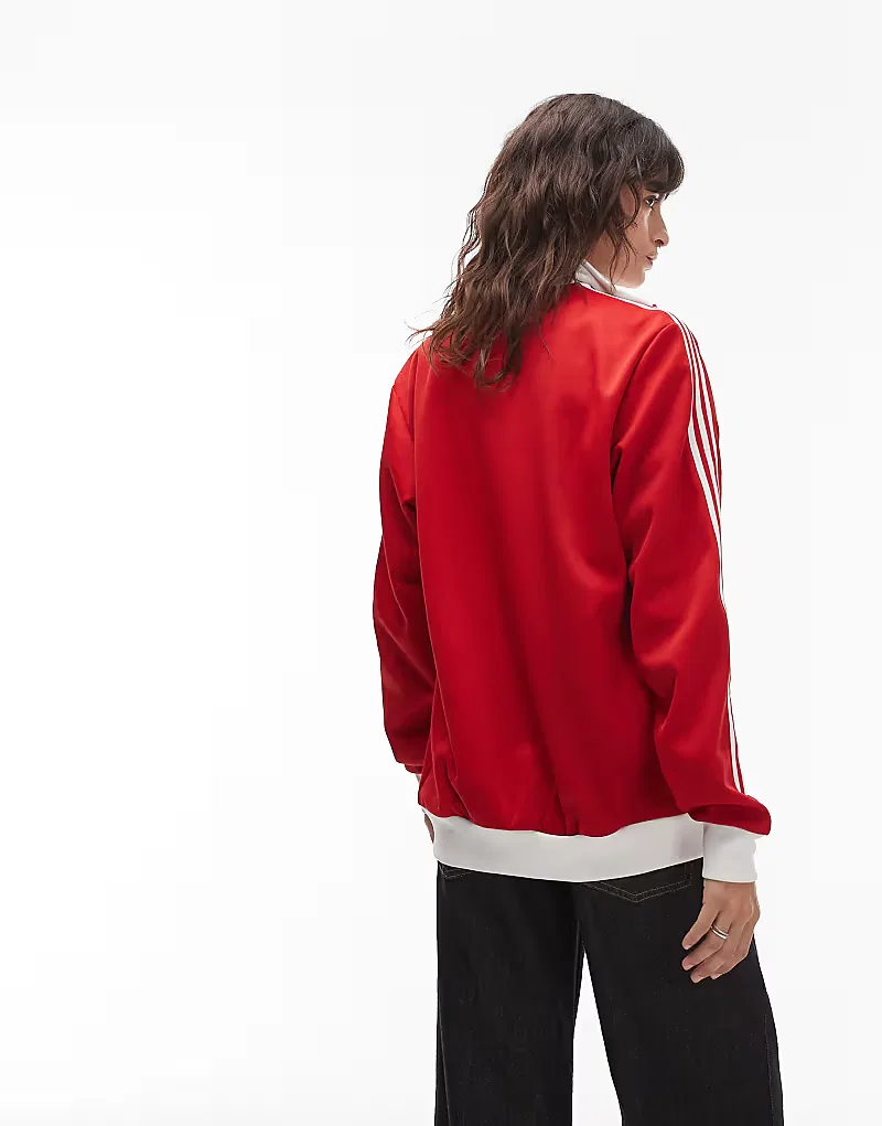 Классическая спортивная футболка Adidas Originals, красный — фото 3