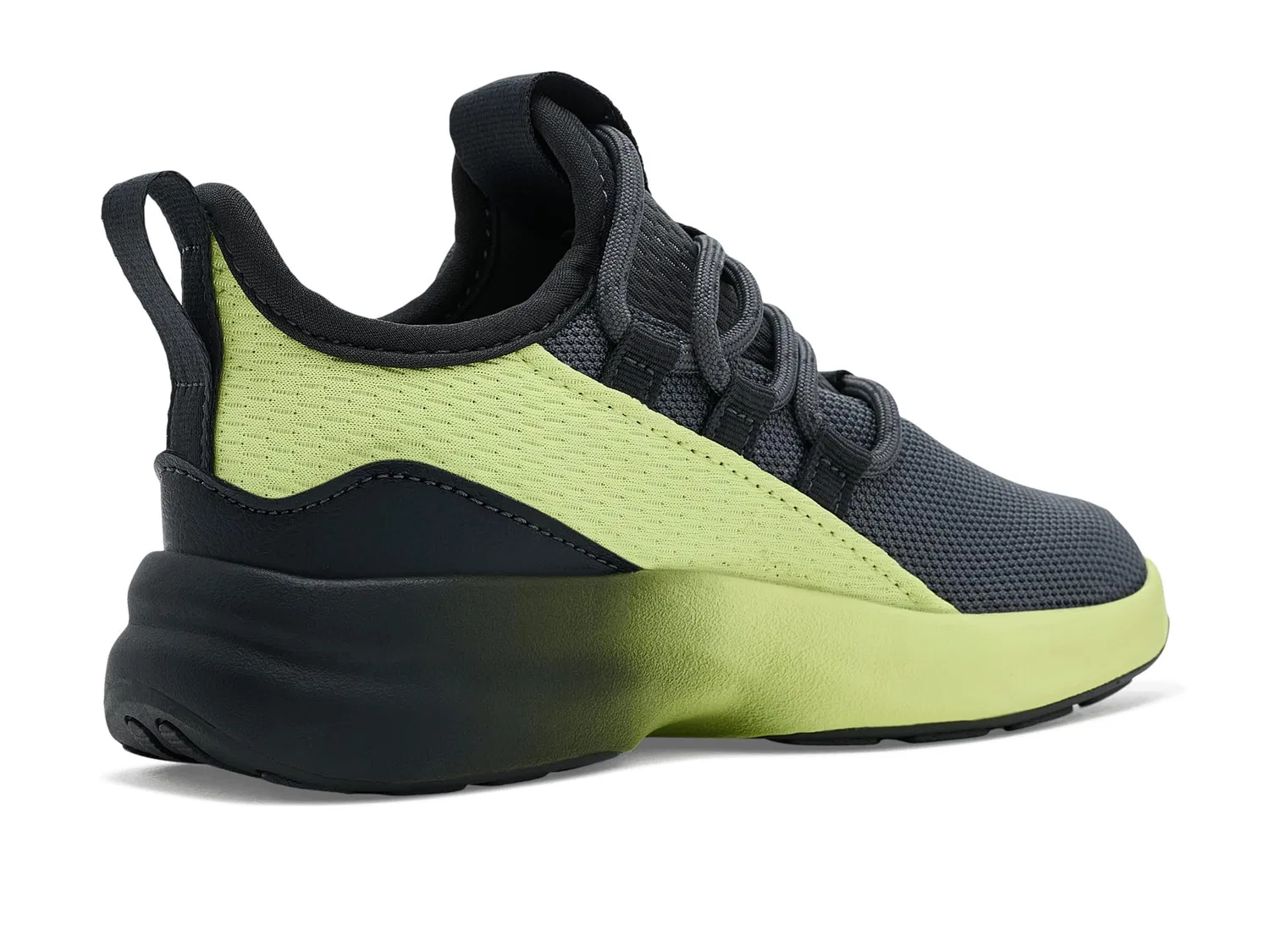 Кроссовки Lite Racer Adapt 8.0 (для маленьких и больших детей) Adidas Kids, Carbon/Grey/Semi Frozen Lemon — фото 4
